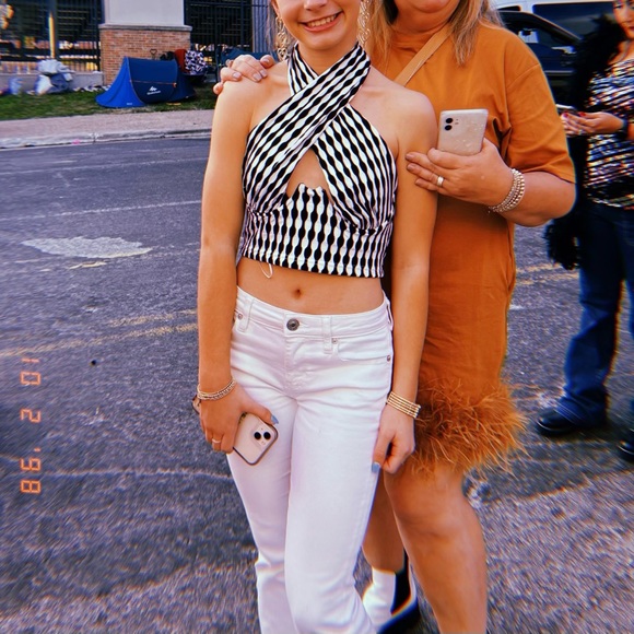 PLUS merit Dress Super cute feather detail. Worn once to concert. So Cute! - Picture 2 of 5